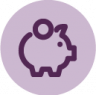 Piggy bank icon