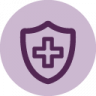 Medical shield icon