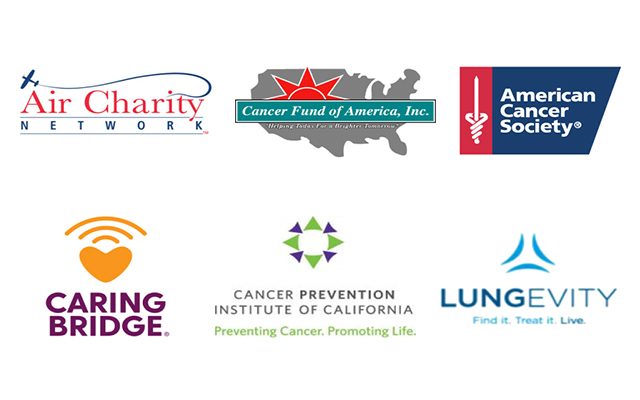 Cancer charity logos